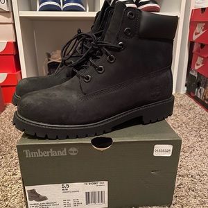 Black Timberland Boots